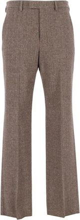 Valentino Garavani Broeken, Heren, Beige, XL, Wol, Tailored Broeken