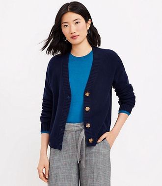 LOFT Stitchy Cardigan