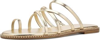 Nine West Digen Womens Dress Sandals Gold : 9.5 M, Faux Leather