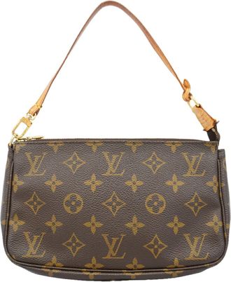 Louis Vuitton Brown Pouch (Pre-Owned)
