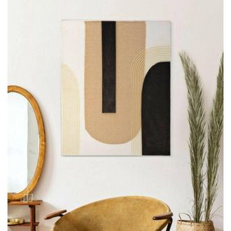 Dmora Cuadro Verdaille, Pintura De Pared, Panel Ornamental, Accesorio Decorativo, 80x3 H100 Cm, Multicolor - Dmora