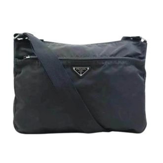 Prada Vintage, unisex, Zwart, ONE Size, Nylon, Pre-owned Nylon Cross Body Bag