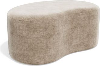 Sia Home Puf 80 cm terciopelo topo