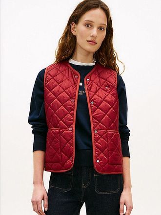Tommy Hilfiger Shiny Lightweight Padded Quilted Gilet