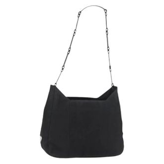 Prada Pre-owned Cross Body Bags, female, Black, Size: ONE SIZE Pre-owned Nylon Shoulder Bag