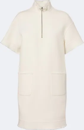 Max Mara Virgin wool jersey sweatshirt dress