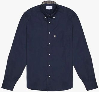 Aquascutum Camicia Tailor - Heren - Casual Overhemden - Blauw - 3XL - Katoen - Overhemden