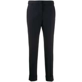 Pantaloni Torino Dames, Broeken, Blauw, Maat: S Wol