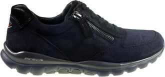 Gabor Flexibele Walking Sneaker - Blauw Nubuck - Dames - Sneakers - Blauw - 42 EU - Schoenen