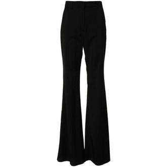 Sportmax Hangar Trousers - female - Sportmax - Wide Trousers - Black - 2XS - Trousers