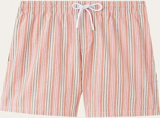 Loro Piana Mens Bay Multi-Stripe Swim Trunks