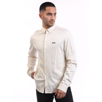 HUGO BOSS Heren B Motion Langharig Shirt (Wit)