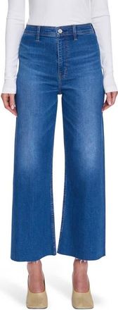 Pistola Denim Penny Wide Leg Raw Hem Crop Jeans in Rooftop at Nordstrom, Size 31