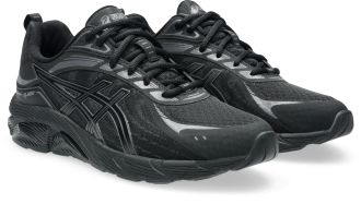 Asics Sneaker ASICS SPORTSTYLE GEL-QUANTUM 180 VIII, Herren, Gr. 39,5, schwarz (schwarz, obsidian grau), Leder, Synthetik, Schuhe Sneaker