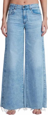 ASKK NY Longboarder Relaxed Wide Leg Jeans In Blondie