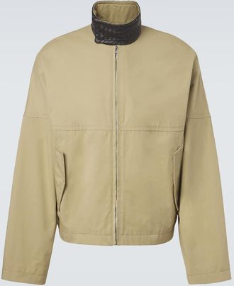 Bottega Veneta Intrecciato cotton blouson jacket