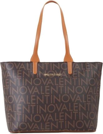 Mario Valentino Regina Re Tote Bag - Dames - Shoppers - Bruin - ONE Size - Leer - Tassen