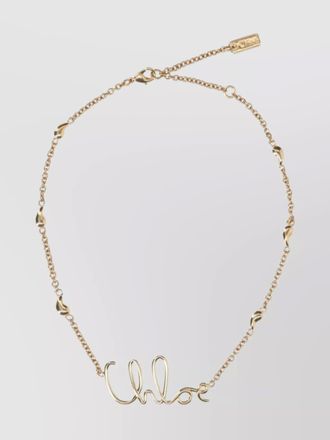 Chlo&eacute; logo necklace