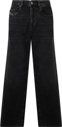 Diesel 2001 D-Macro Jeans - Heren - Regular Fit Jeans - Zwart - W34 - Katoen - Jeans
