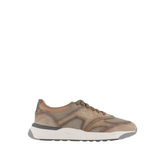 Santoni Schoenen, Heren, Beige, 41 EU, Leer, Innova Nex Sneakers