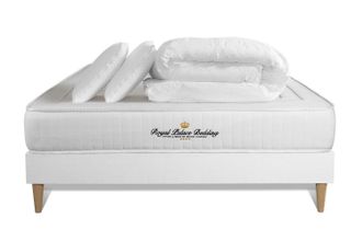 Royal Palace Bedding Royal Palace Bedding - Pack Colch&oacute;n Blanco Muelles Y Viscoel&aacute;stica 160 X 200