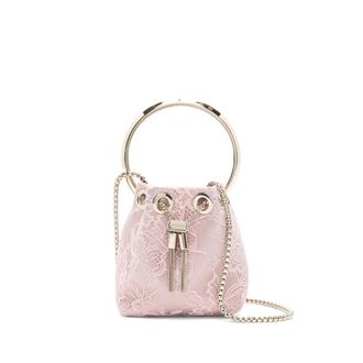 Jimmy Choo London Micro Bon Bon Bucket Bag