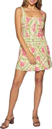 Lost + Wander Fiesta Flora Sleeveless Minidress in Multi Floral at Nordstrom, Size X-Small