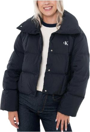 Calvin Klein Korte Gewatteerde Jas - Dames - Gewatteerde jassen - Zwart - L - Jassen