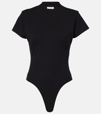 Alaia Alaïa Cotton-blend bodysuit