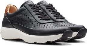 Clarks Tivoli Grace Sneaker in Black Leather at Nordstrom Rack, Size 8.5