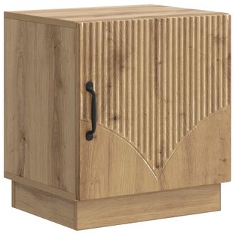 vidaXL Mesita De Noche Roble Artesanal 43 X 34,5 X 47 Cm Vidaxl