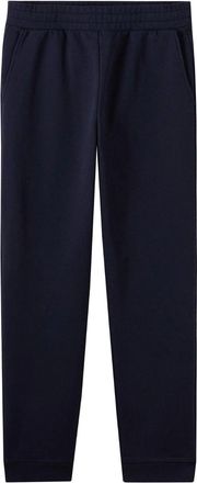 A.P.C. A. P.C Cecil Sweatpants Unisex XL Navy Cotton Slash Pockets Elastic Waist RED449