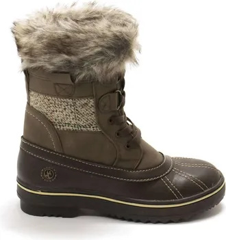 Northside Womens Brookelle Winter Boots In Dark Brown