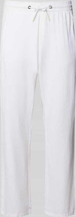 Blend Wide Fit Leinenhose mit Viskose-Anteil Modell Malvin in Offwhite, Gr&ouml;&szlig;e XXL