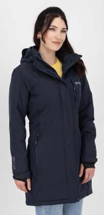 Deproc Winterjacke DEPROC ACTIVE MONTREAL LONG WMN, Damen, Gr. 36/38 (M), blau (navy), 96% Polyester; 4% Elastan, Windstopperb&uuml;ndchen mit Daumenl&ouml;chern,mit S