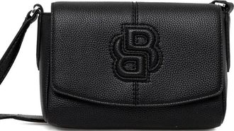 BOSS Borsa a spalla con logo goffrato - Nero