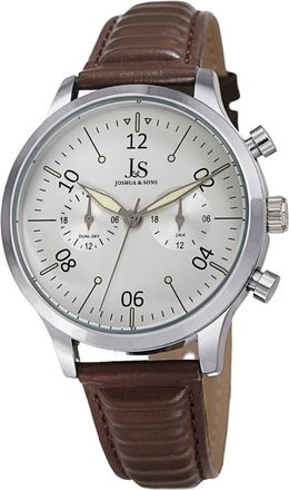 Joshua & Sons Quartz White Dial Mens Watch JX146SSBR
