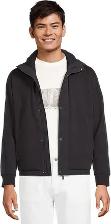 A|X Armani Exchange Removable Hood Full Zip Sweatshirt Mens Sweatshirt Deep Navy : 2XL