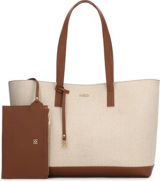 Kazar Febi Grote Tote Bag - Dames - Shoppers - Beige - ONE Size - Tassen