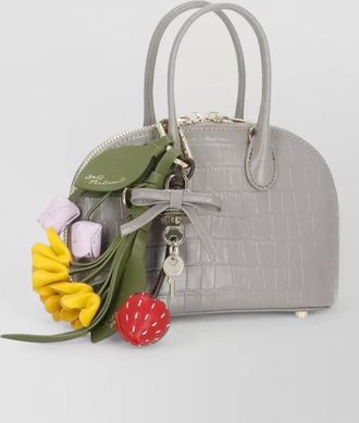 Self Portrait diamante leather mini bag