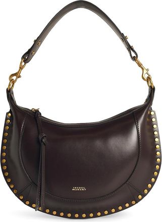 Isabel Marant Naoko Bag With Dark Brown Leather Studs