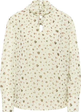 Faina Blousetopje met lange mouwen Dames groente