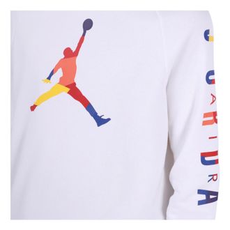 Nike Jordan Mens Air Jordan DNA Round Neck Pullover White DA6729-100