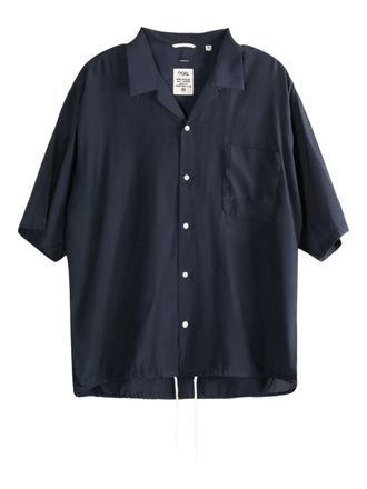 Nanamíca drawstring short-sleeve shirt - Blue