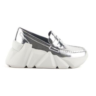 United Nude Space Kick Loafer in Mirror Silver at Nordstrom, Size 39