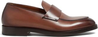 Ermenegildo Zegna Torino leather loafers - men - Calf Leather/Leather/Leather - 9 - Brown
