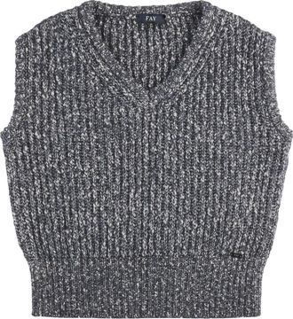 Fay Gilet con scollo a V - Blu