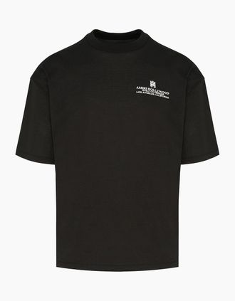 Amiri Mens BUILT ON DREAMS OS TEE - Black - Size: 42