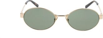 Saint Laurent Vierkante Acetate Zonnebril - unisex - Zonnebrillen - Geel - ONE Size - Accessoires