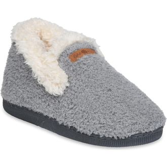 GaaHuu Cozee Faux Fleece Lined Slipper in Grey at Nordstrom Rack, Size Medium